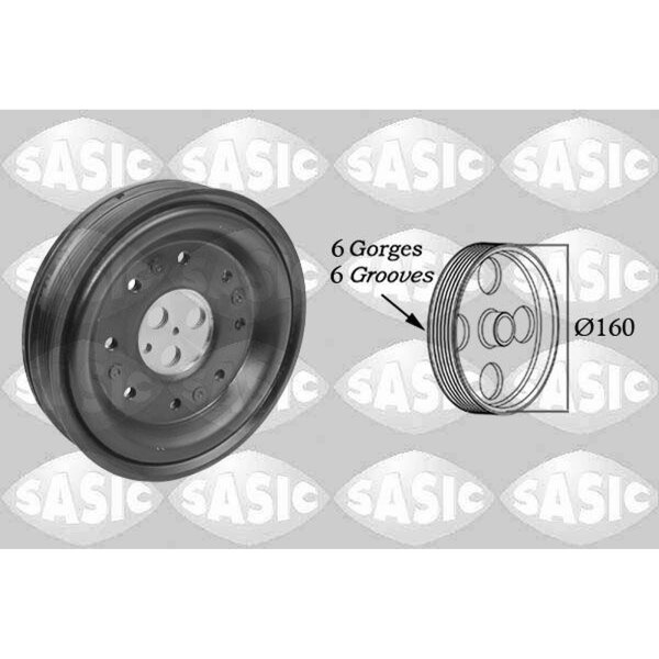 SASIC 2156033 Riemenscheibe, Kurbelwelle