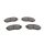 BOSCH 0 986 494 295 Bremsbelagsatz, Scheibenbremse