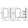 BOSCH 0 986 494 233 Bremsbelagsatz, Scheibenbremse