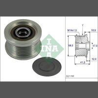 Schaeffler INA 535 0232 10 Generatorfreilauf