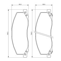 BOSCH 0 986 494 298 Bremsbelagsatz, Scheibenbremse