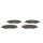 BOSCH 0 986 494 298 Bremsbelagsatz, Scheibenbremse