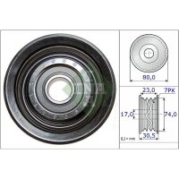 Schaeffler INA 532 0580 10 Umlenk-/Führungsrolle,...