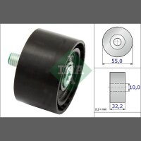Schaeffler INA 532 0659 10 Umlenk-/Führungsrolle, Keilrippenriemen