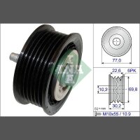 Schaeffler INA 532 0700 10 Umlenk-/Führungsrolle,...