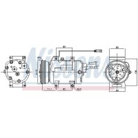 NISSENS 89029 Kompressor, Klimaanlage