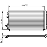VALEO 814187 Kondensator, Klimaanlage