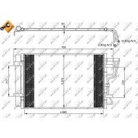 NRF 35963 Kondensator, Klimaanlage