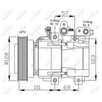 NRF 32204 Kompressor, Klimaanlage