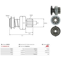 AS-PL SD0198 Freilaufgetriebe, Starter
