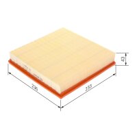 BOSCH 1 457 433 697 Luftfilter