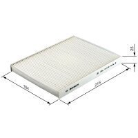 BOSCH 1 987 432 072 Filter, Innenraumluft