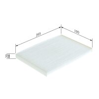 BOSCH 1 987 432 238 Filter, Innenraumluft