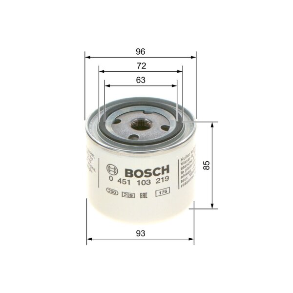 BOSCH 0 451 103 219 Ölfilter