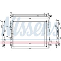 NISSENS 67360 Kühler, Motorkühlung