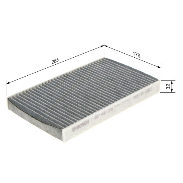 BOSCH 1 987 432 379 Filter, Innenraumluft