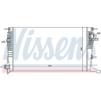NISSENS 637607 Kühler, Motorkühlung