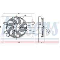NISSENS 85030 Lüfter, Motorkühlung