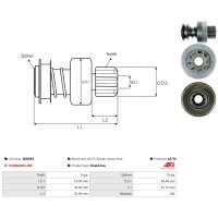 AS-PL SD0054 Freilaufgetriebe, Starter