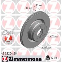 ZIMMERMANN 450.5204.20 Bremsscheibe