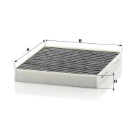 MANN-FILTER CUK 2252 Filter, Innenraumluft