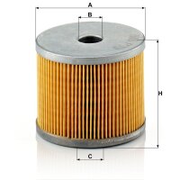 MANN-FILTER P 78 x Kraftstofffilter