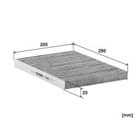 FILTRON K 1006A Filter, Innenraumluft