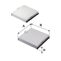 FILTRON K 1040-2x Filter, Innenraumluft