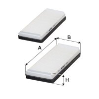 FILTRON K 1053-2x Filter, Innenraumluft