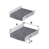 FILTRON K 1105A-2x Filter, Innenraumluft
