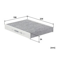 FILTRON K 1110A Filter, Innenraumluft