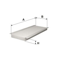 Innenraum-/Pollenfilter FILTRON K 1113 350x124x25mm - 1...