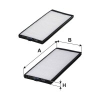 FILTRON K 1182-2x Filter, Innenraumluft