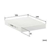 FILTRON K 1223 Filter, Innenraumluft