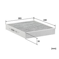 FILTRON K 1223A Filter, Innenraumluft