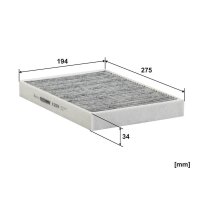 FILTRON K 1237A Filter, Innenraumluft