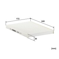FILTRON K 1245 Filter, Innenraumluft