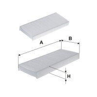 FILTRON K 1254-2x Filter, Innenraumluft