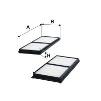 FILTRON K 1262-2x Filter, Innenraumluft