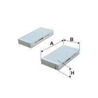 FILTRON K 1279-2x Filter, Innenraumluft