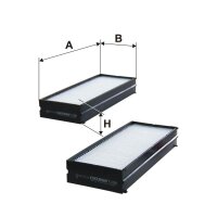 FILTRON K 1280-2x Filter, Innenraumluft