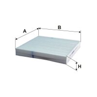 Innenraum-/Pollenfilter FILTRON K 1298 210x204x30mm - 1...