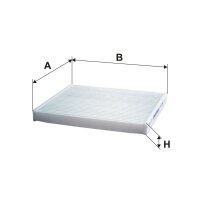 Innenraum-Pollenfilter Filtron K 1301 - 1 Stück