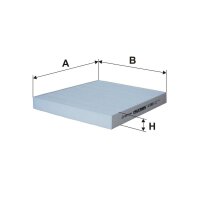 Innenraum-Pollenfilter FILTRON K 1303 217x194x25 mm - 1...