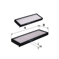 Innenraum-/Pollenfilter Filtron K 1304-2X Partikelfilter...