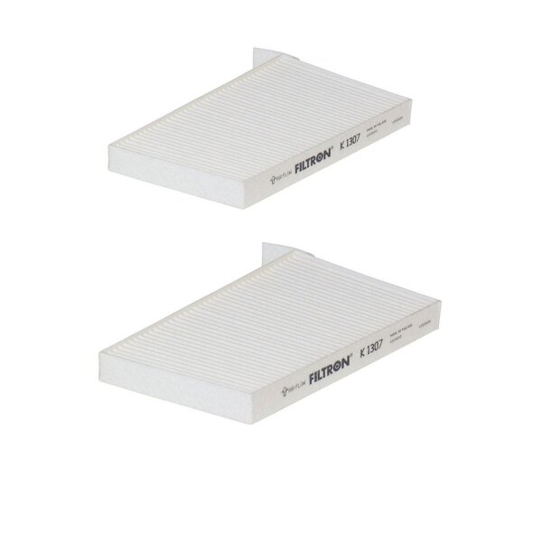 Innenraum-/Pollenfilter FILTRON K 1307-2X 203x118x20mm - 1 Set