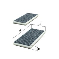FILTRON K 1319A-2x Filter, Innenraumluft