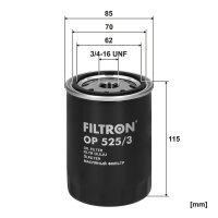 FILTRON OP 525/3 Ölfilter