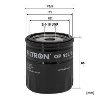 FILTRON OP 532/2 Ölfilter