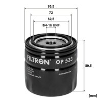 FILTRON OP 533 Ölfilter